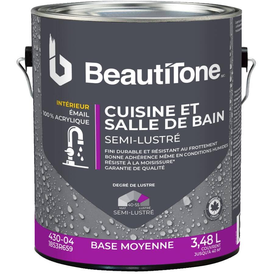 Peinture et apprêt d’intérieur Aura satin base 3, 3,79 L main image 1
