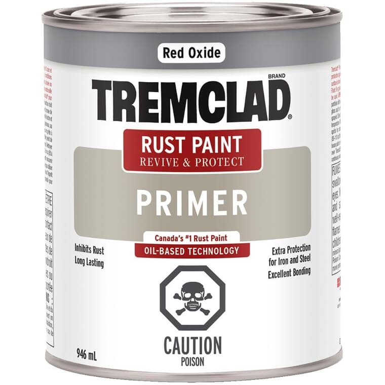 Rust Primer - Red Oxide, 946 ml