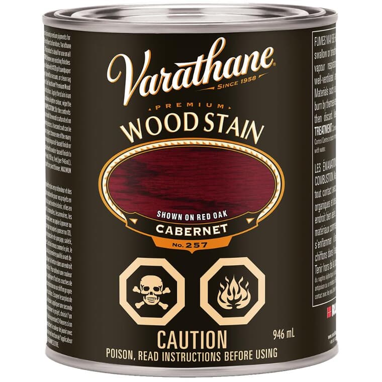Premium Wood Stain - Cabernet, 946 ml