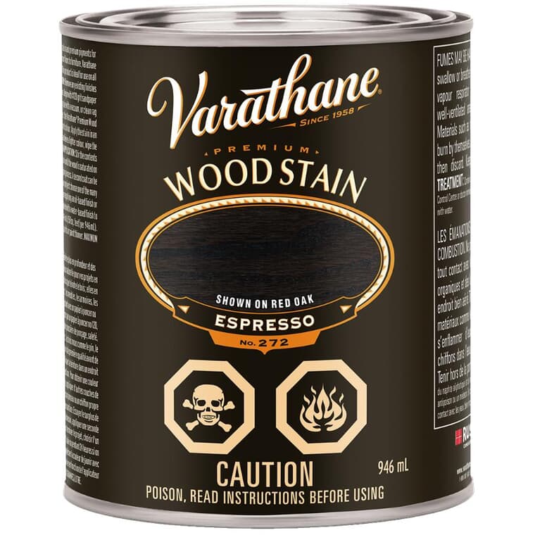 Premium Wood Stain - Espresso, 946 ml