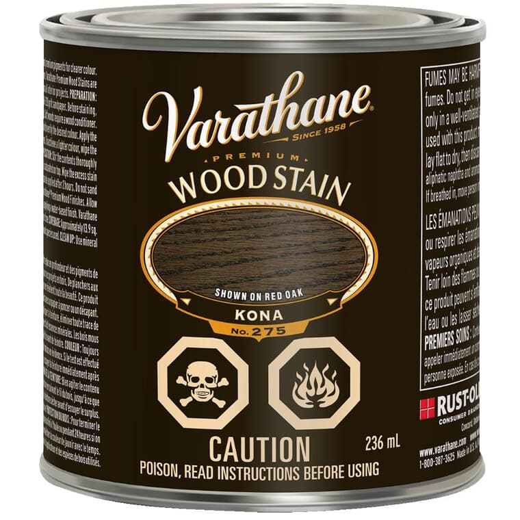 Premium Wood Stain - Kona, 236 ml