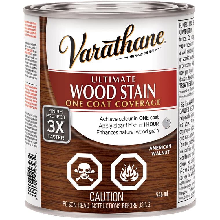 Ultimate Wood Stain - American Walnut, 946 ml