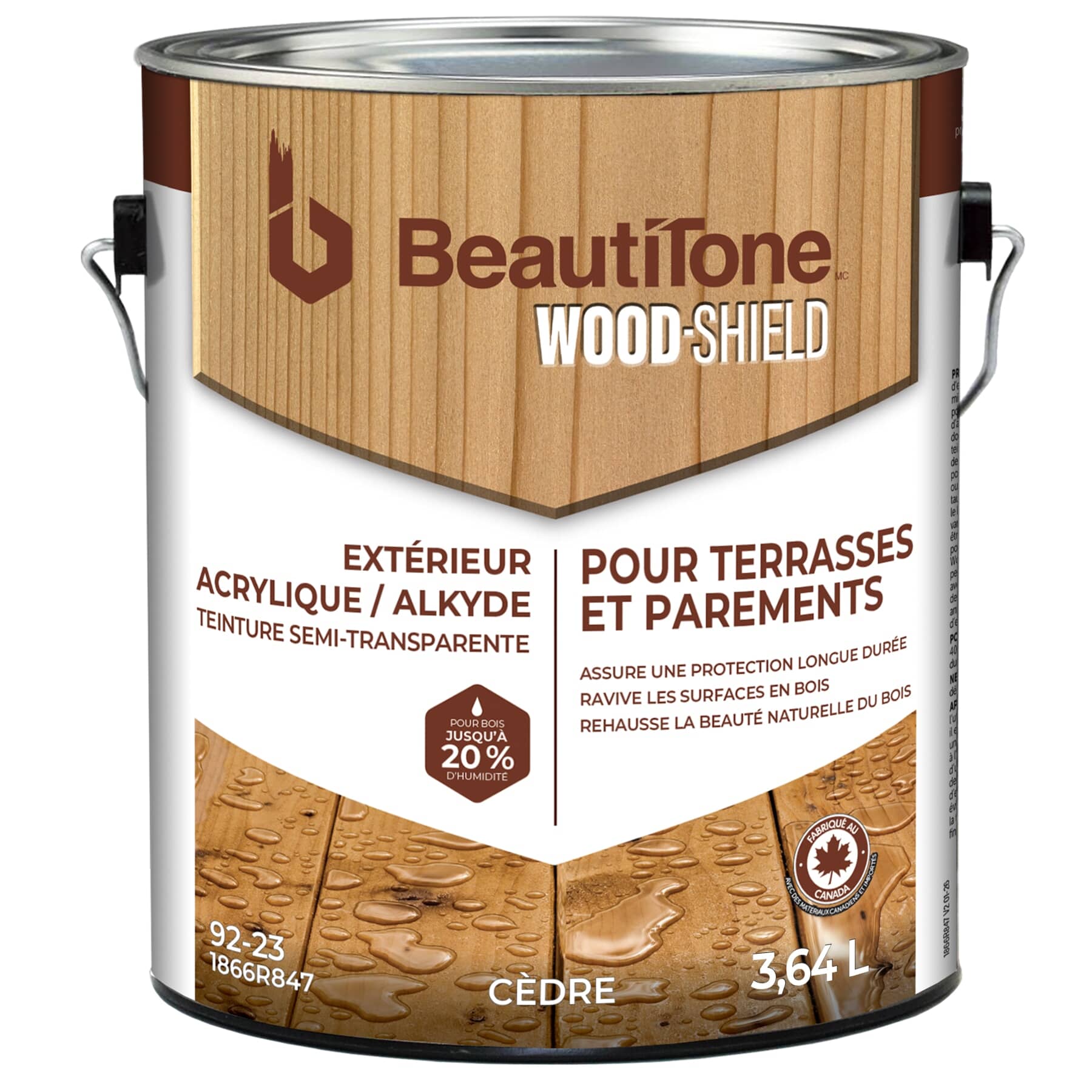 Beautitone Wood Shield Acrylic Alkyd Deck And Siding Stain Home Hardware 