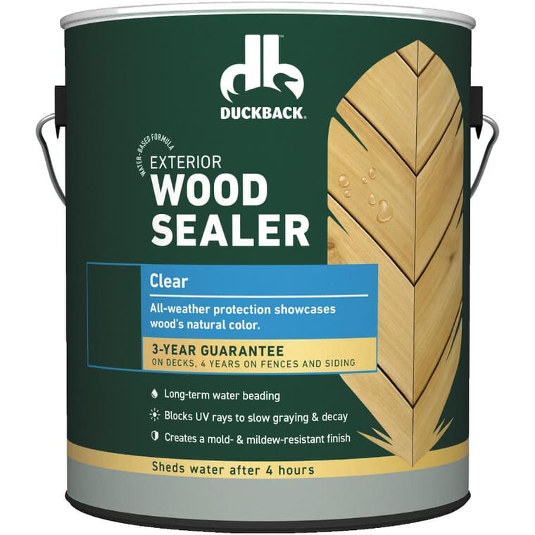 Exterior Wood Sealer - Clear, 3.7 L