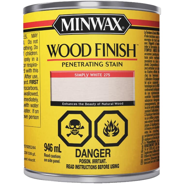 Wood Finish - Simply White, 946 ml