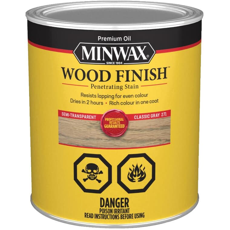 Wood Finish - Classic Grey, 946 ml