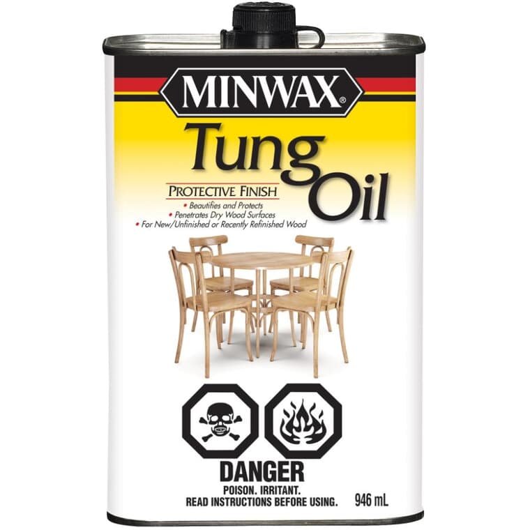 Tung Oil - Protective Finish, 946 ml