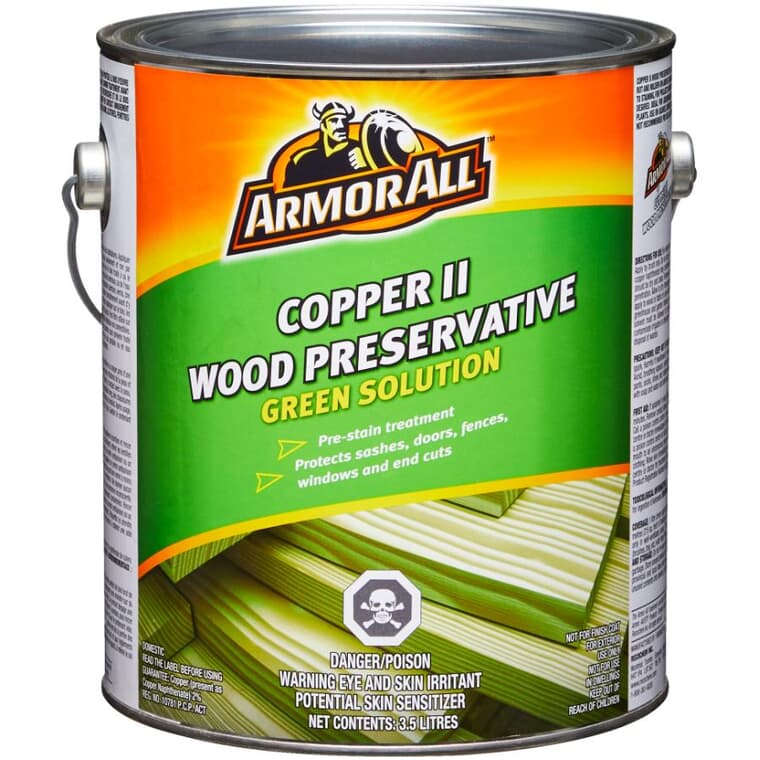 Wood Preservative - Copper Green, 3.5 L