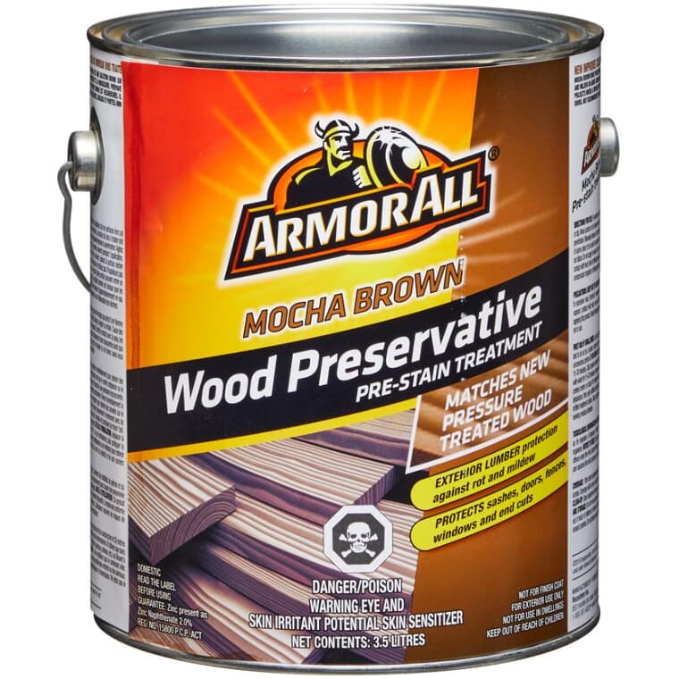 Wood Preservative - Mocha Brown, 3.5 L