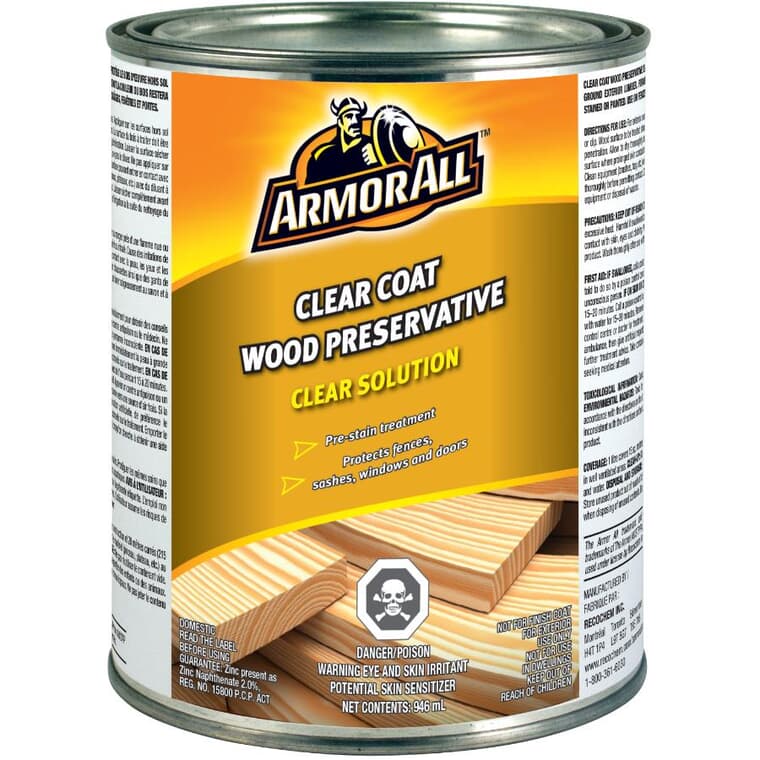 Wood Preservative - Clear Coat, 946 ml