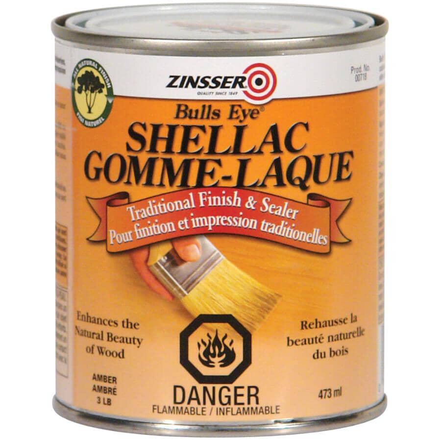 Shellac Hardware ZINSSER Bulls Eye Shellac Traditional Finish & Sealer | Home Hardware