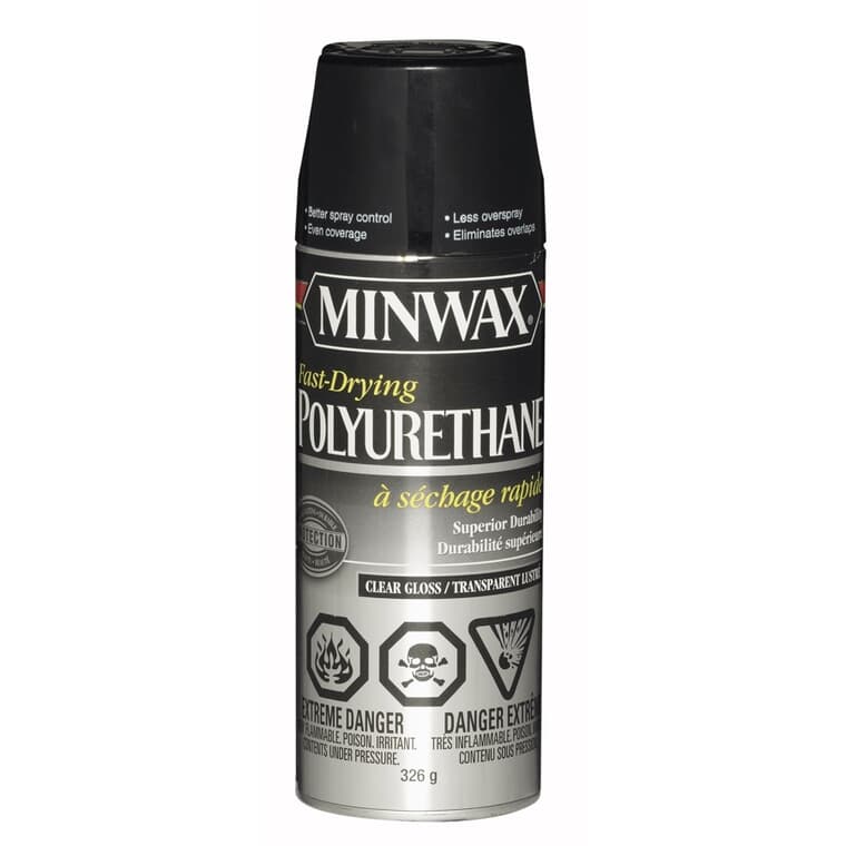 Fast Drying Polyurethane Spray - Gloss, 326 g
