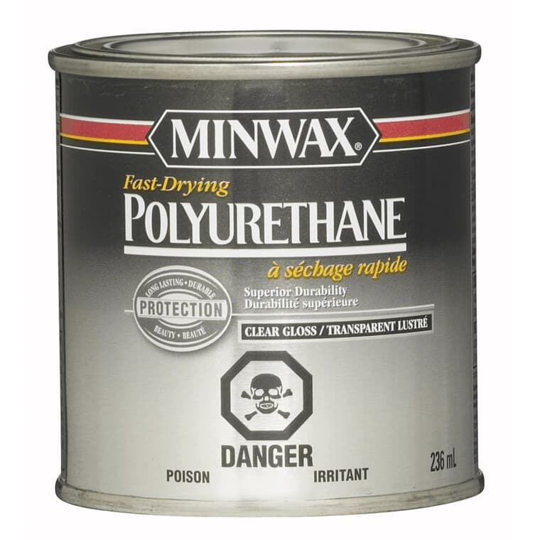 Fast Drying Polyurethane - Clear Gloss, 236 ml