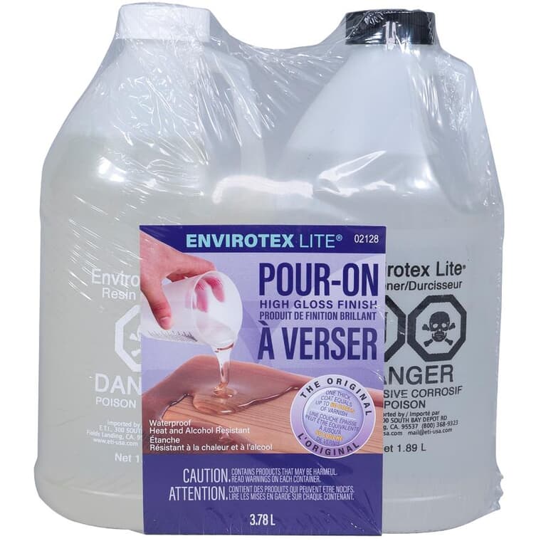 Pour-On Finish - High Gloss, 3.78 L