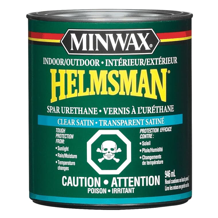 Helmsman Spar Urethane - Clear Satin, 946 ml