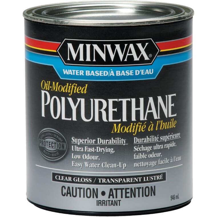Fini au latex-polyuréthane lustré, 946 ml