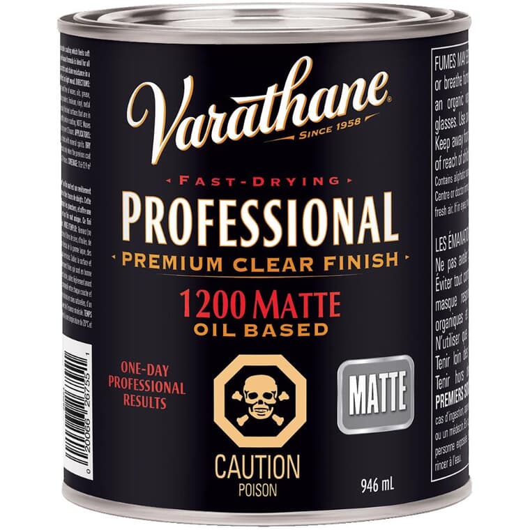 Fast Dry Professional Premium Finish - Clear Matte, 946 ml