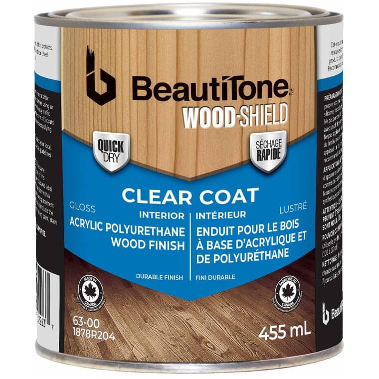 Acrylic Polyurethane Wood Finish - Interior Gloss, 455 ml