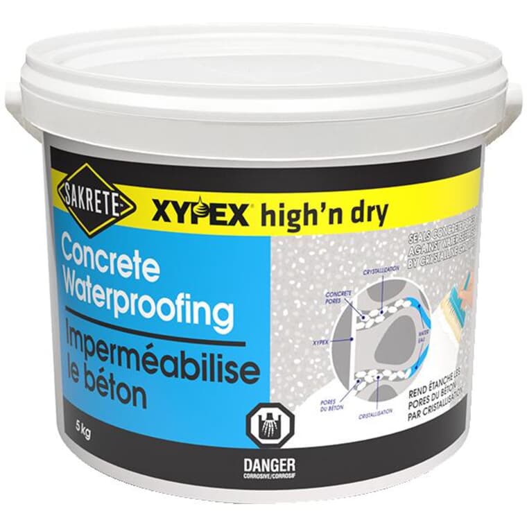 Imperméabilisant High'n Dry Xypex pour béton, 5 kg