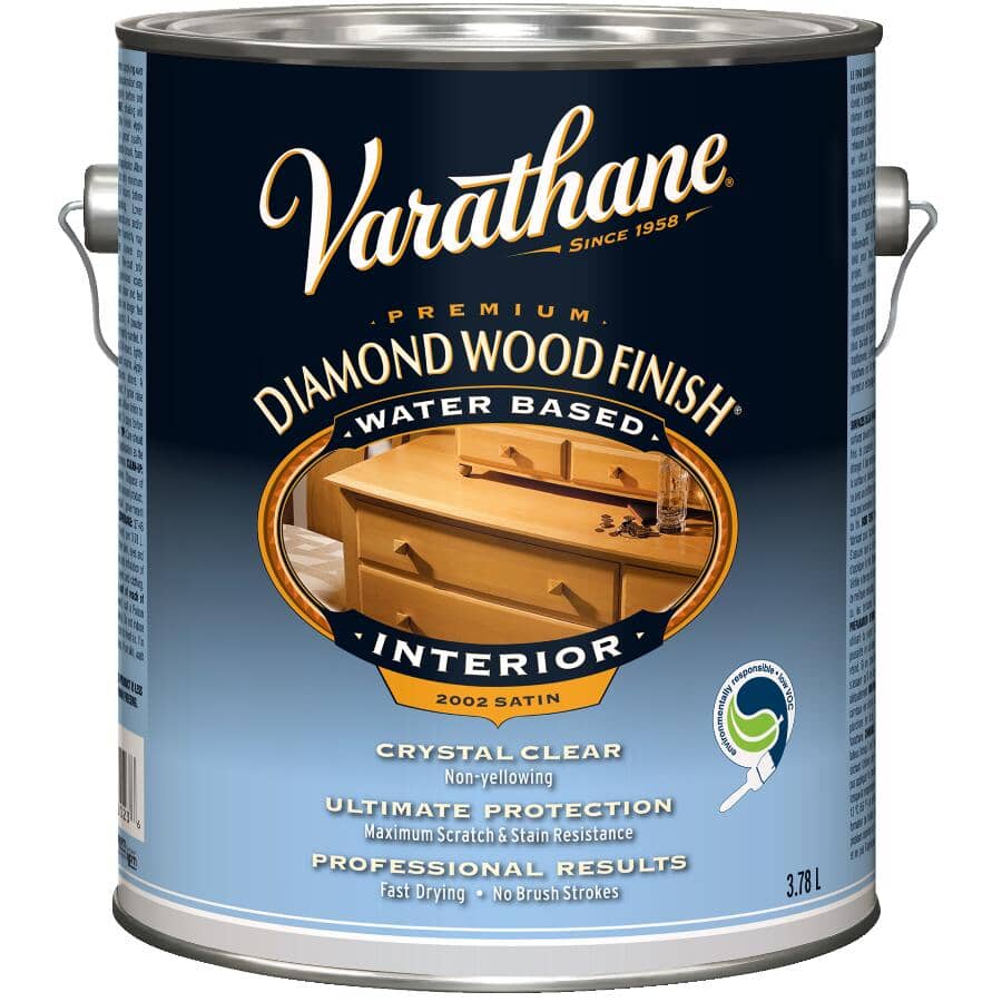 Vernis diamant extérieur pour le bois lustré - 3.78 L Varathane main image 1