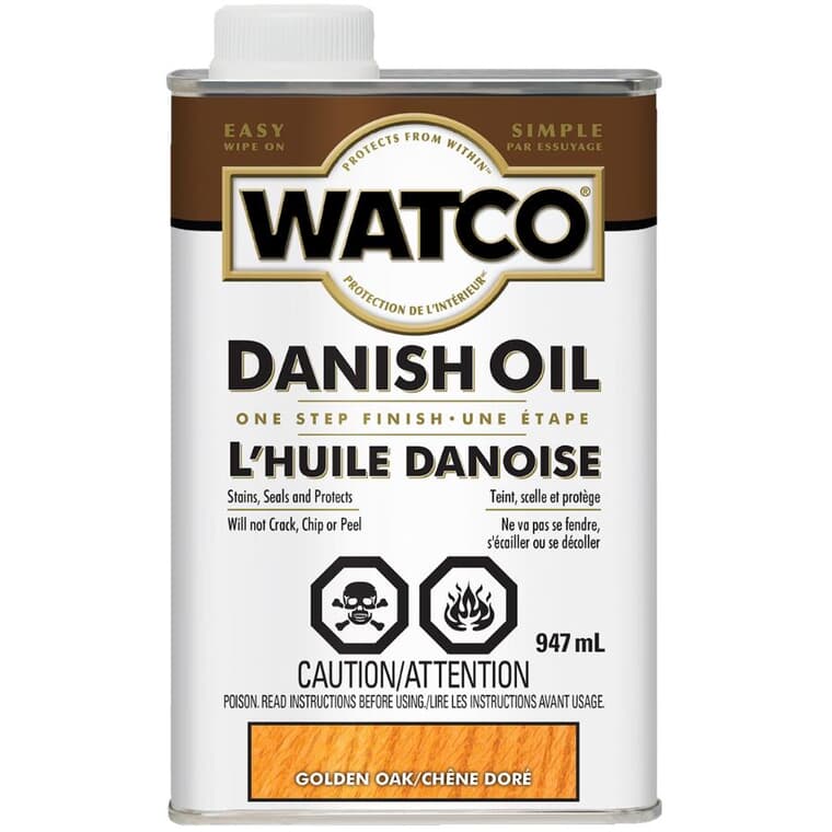 Danish Oil Finish - Golden Oak, 947 ml