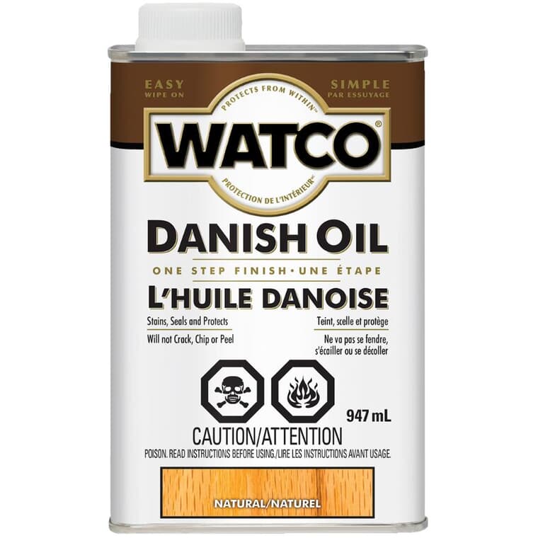 Danish Oil Finish - Natural, 947 ml