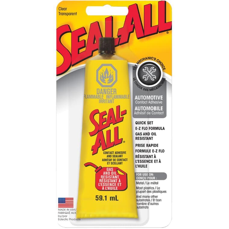 Automotive Contact Adhesive & Sealant - Clear, 59.1 ml