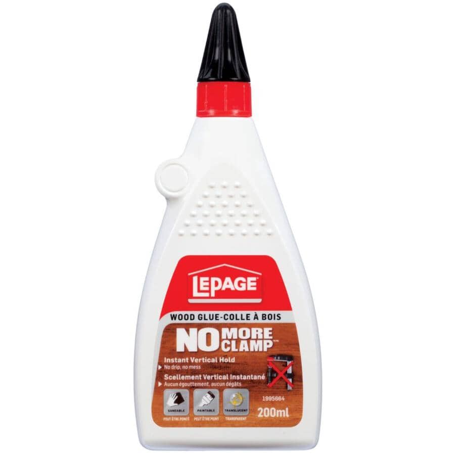 LEPAGE:Colle à bois No More Clamp, 200 ml