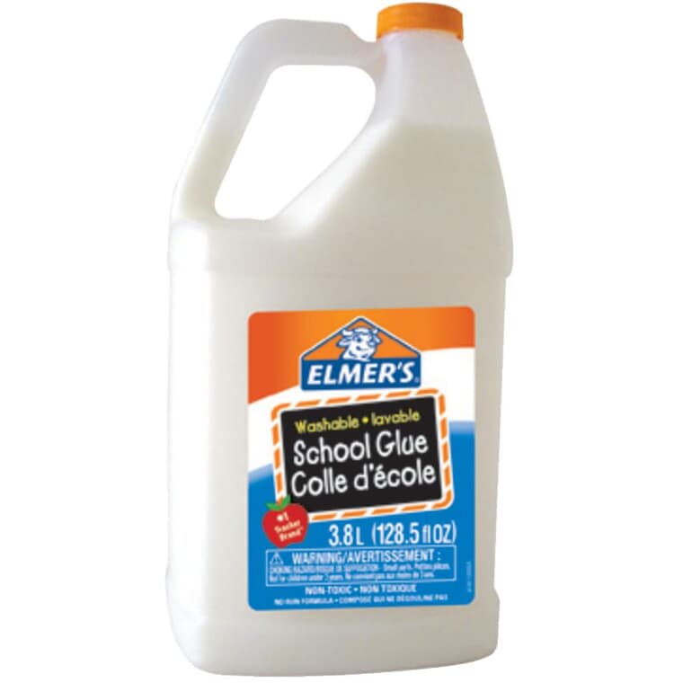 Washable School Glue - White, 3.8 L