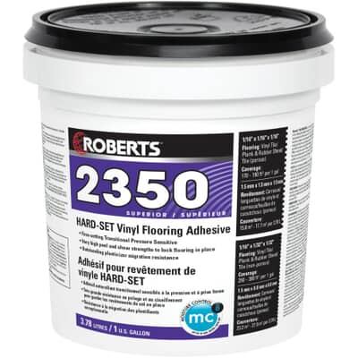 Roberts 2350 Vinyl Flooring Adhesive, Best Adhesive For Sheet Vinyl Flooring