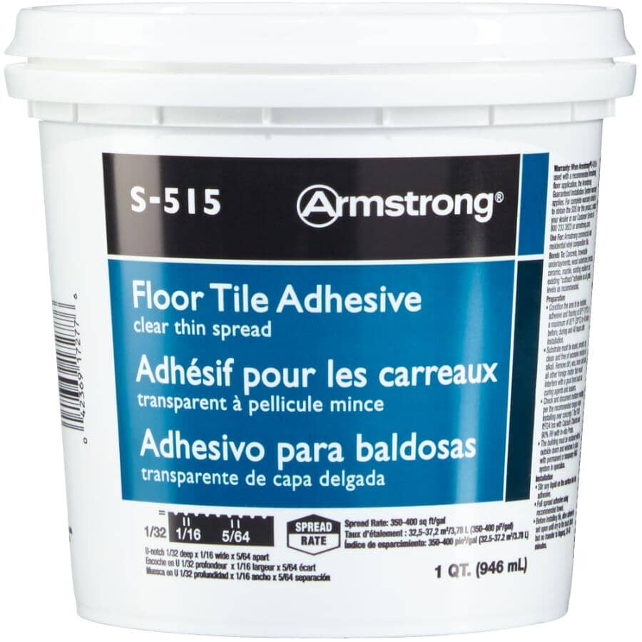 Armstrong Flooring Floor Tile Adhesive, Armstrong Vinyl Floor Sealer