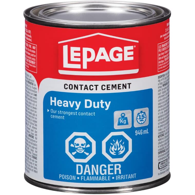 Heavy Duty Contact Cement - 946 ml