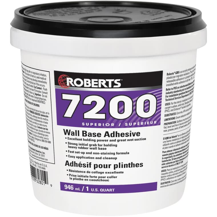 7200 Wall & Cover Base Adhesive - 946 ml