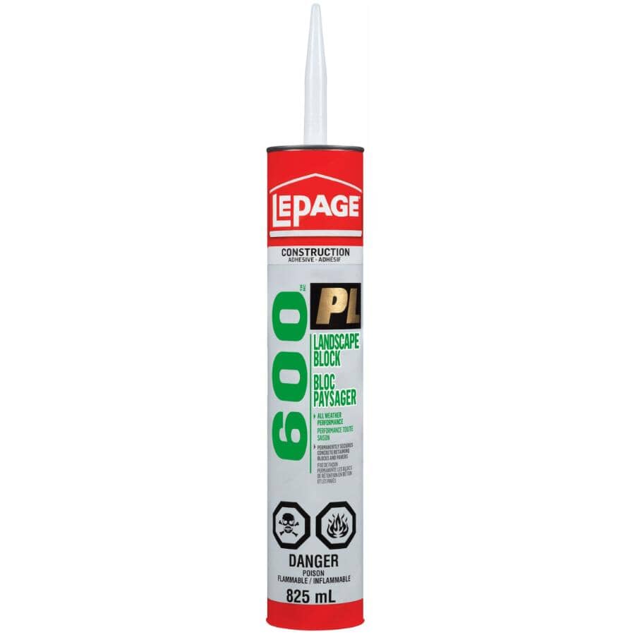 LEPAGE PL 600 Landscape Block Construction Adhesive | Home Hardware