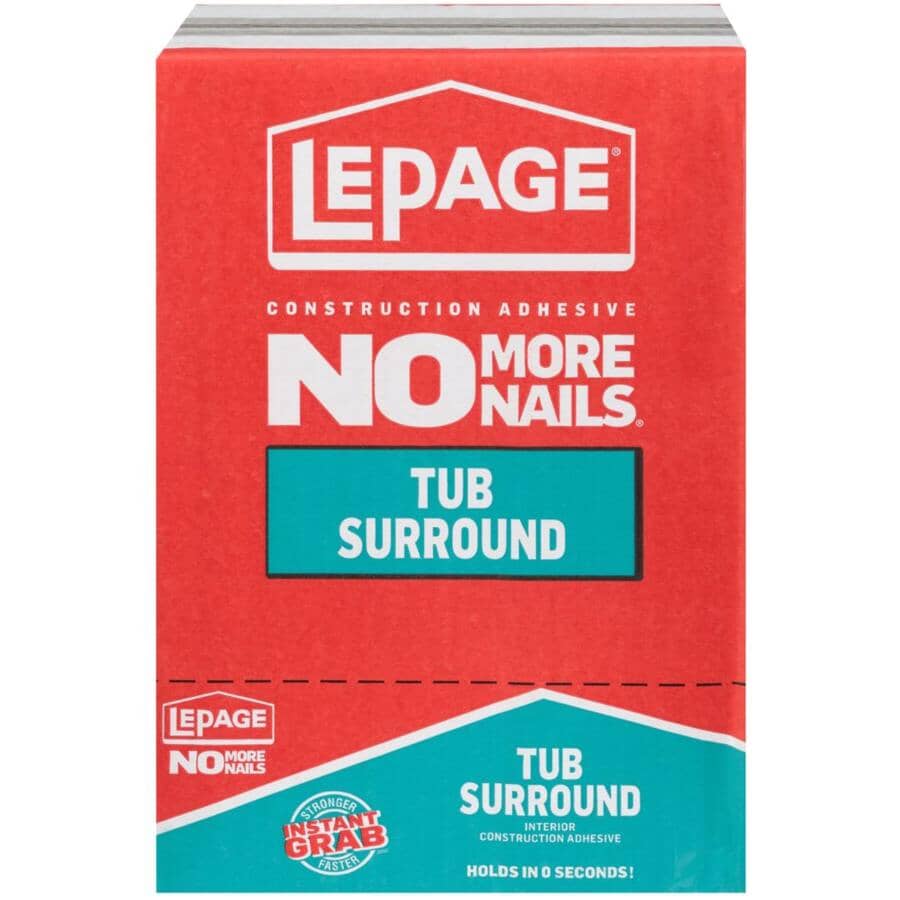 LEPAGE No More Nails Tub Surround Adhesive | Home Hardware
