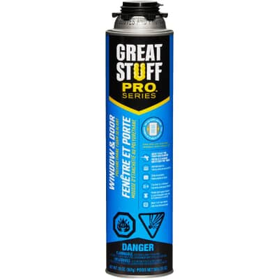 Great Stuff Pro Window Door Insulating Spray Foam Sealant For Pro Gun Home Hardware