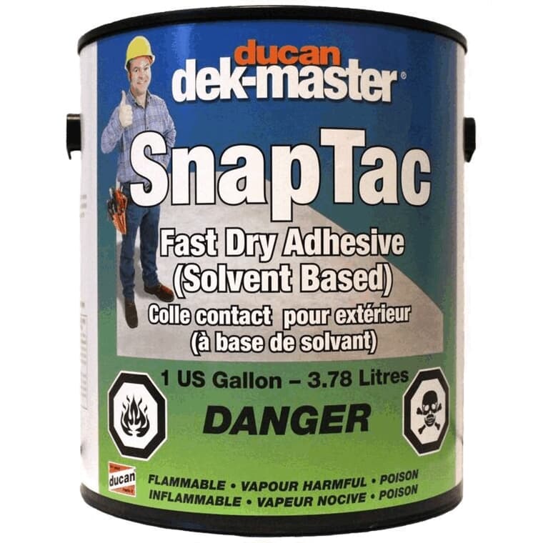 Dek-Master SnapTac Fast Dry Adhesive - 1 Gal