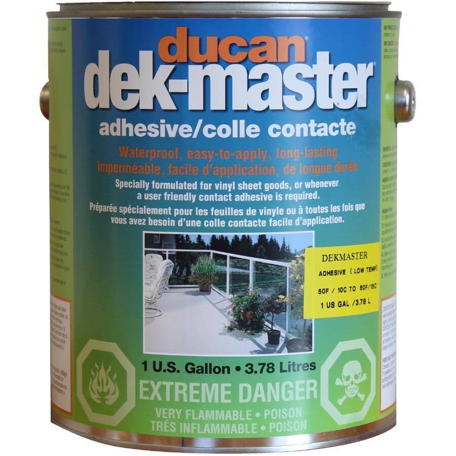 DUCAN:Adhésif Dek-Master à basse température, 1 gallon