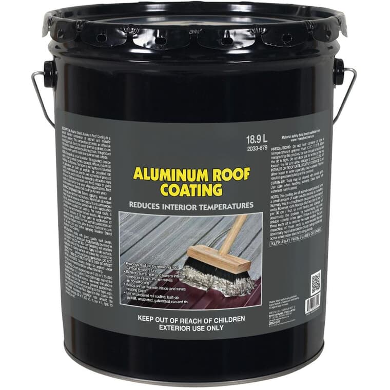 Aluminum Roof Coating - 18.9 L