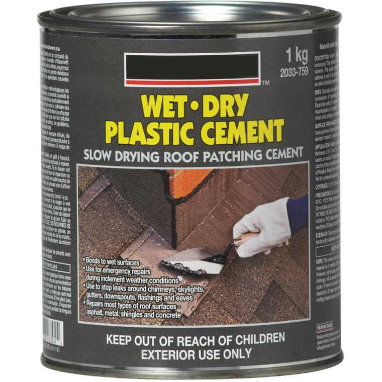 Wet / Dry Plastic Cement - 1 kg