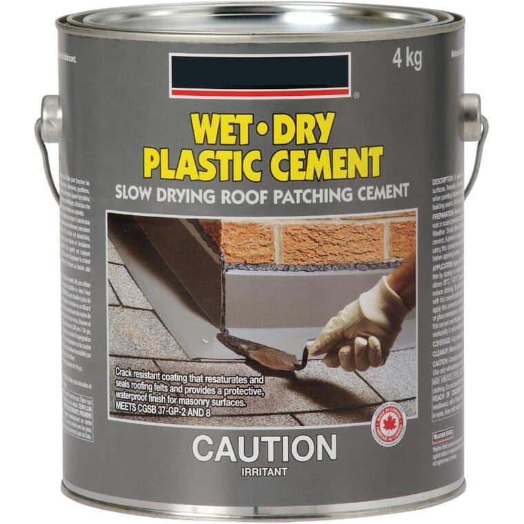 Wet / Dry Plastic Cement - 4 kg