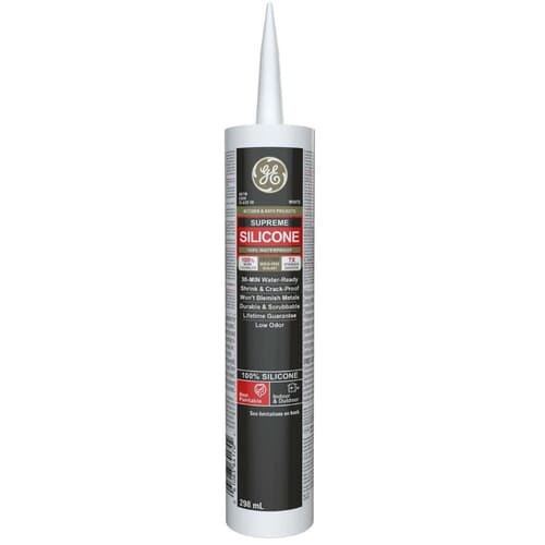 GE Silicone II 299-ml Gutter and Flashing Sealant - Clear