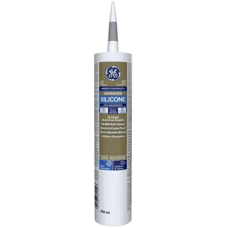 Multi Purpose Silicone II Sealant - Light Grey, 298 ml