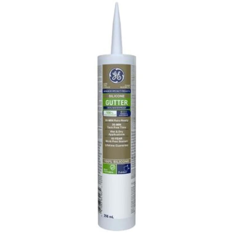 Gutter & Flashing Silicone II Sealant - Clear, 298 ml