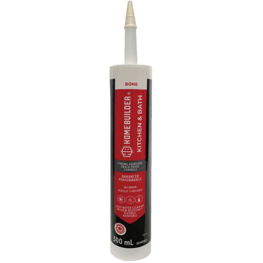 HOME BUILDER Kitchen & Bath Interior Acrylic Caulking | Home Hardware