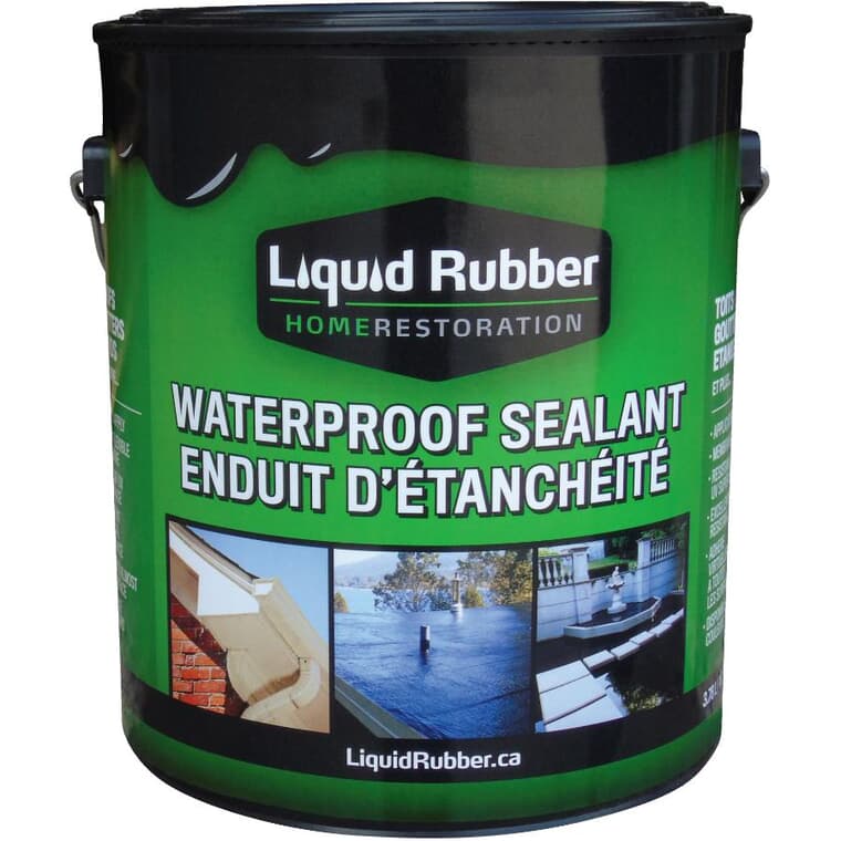 Waterproof Sealant - Black, 3.78 L