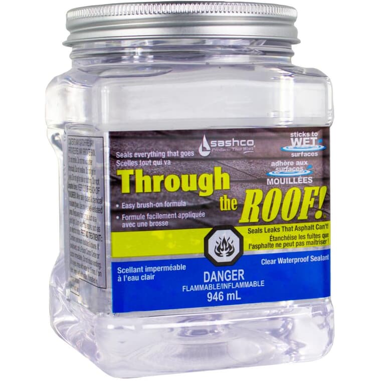 Through the Roof Sealant - Clear, 946 ml