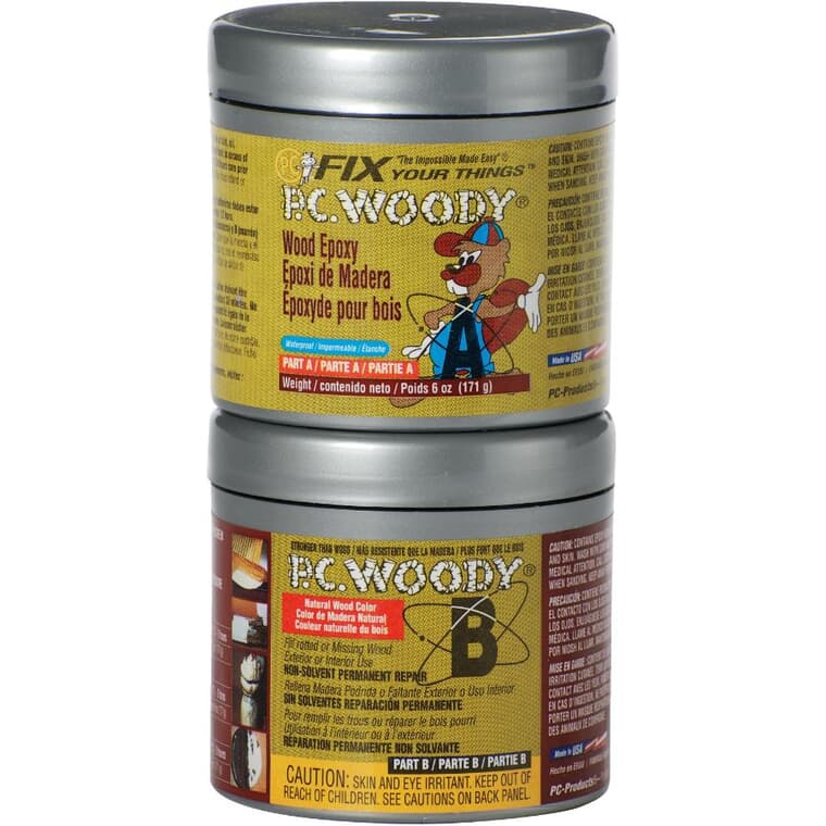 Époxy pour bois en 2 parties PC Woody, 6 oz