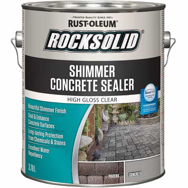 ROCKSOLID Shimmer High Gloss Concrete Sealer Home Hardware