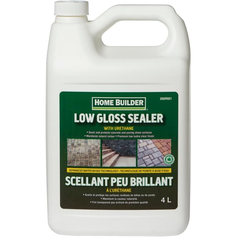 Low Gloss Concrete & Paving Stone Sealer - 4 L